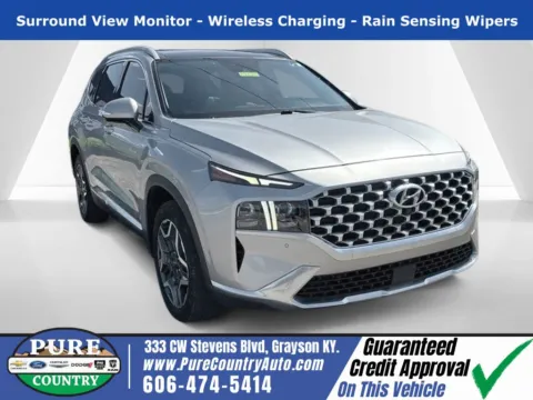 Silver 2022 Hyundai Santa Fe Limited for sale in Grayson, KY