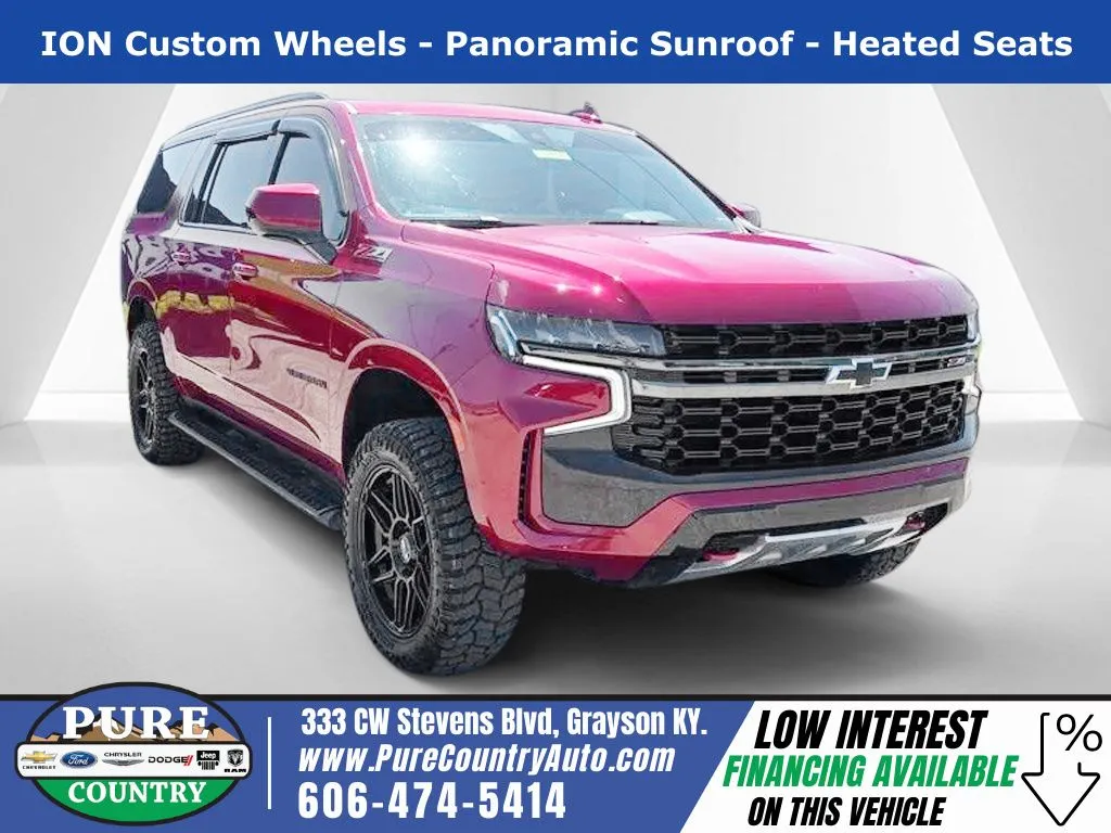 Red 2021 Chevrolet Suburban Z71 for sale in Grayson, KY