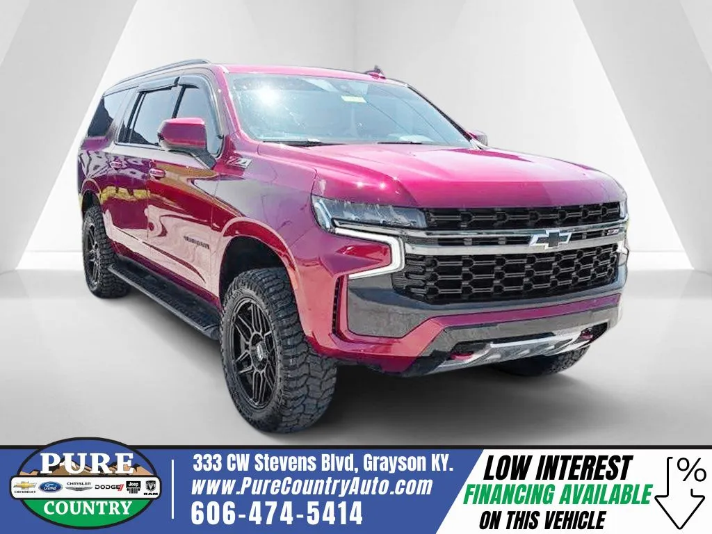 Red 2021 Chevrolet Suburban Z71 for sale in Grayson, KY