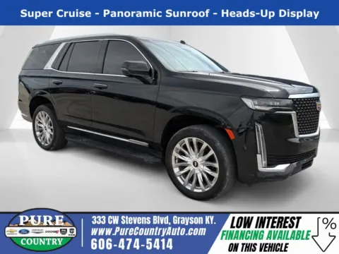 Black 2023 Cadillac Escalade Premium Luxury for sale in Grayson, KY