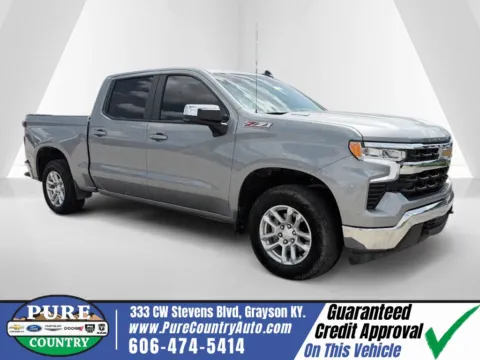 Gray 2024 Chevrolet Silverado 1500 LT for sale in Grayson, KY