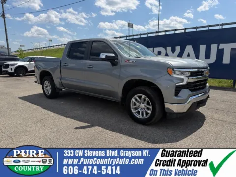 Gray 2024 Chevrolet Silverado 1500 LT for sale in Grayson, KY
