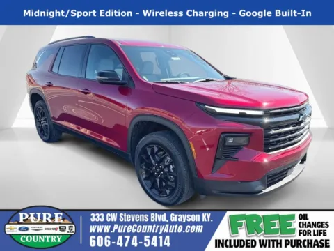 Red 2026 Chevrolet Traverse LT for sale in Grayson, KY