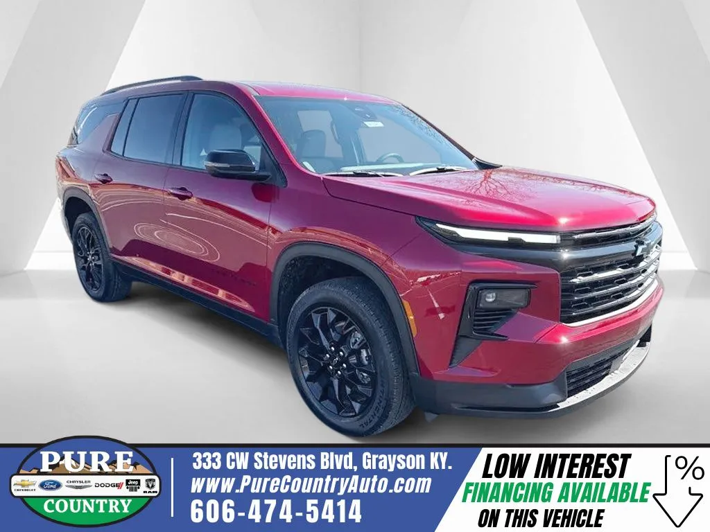 Red 2026 Chevrolet Traverse LT for sale in Grayson, KY