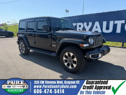 Black 2023 Jeep Wrangler Sahara for sale in Grayson, KY
