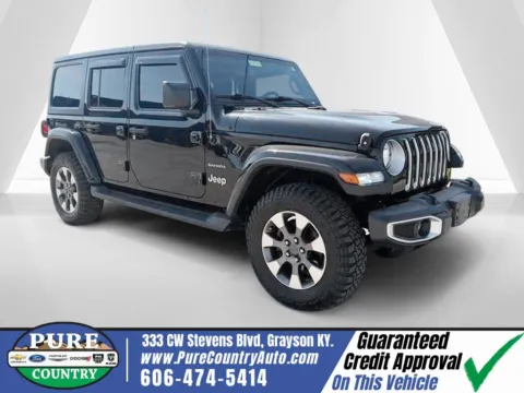 Black 2023 Jeep Wrangler Sahara for sale in Grayson, KY