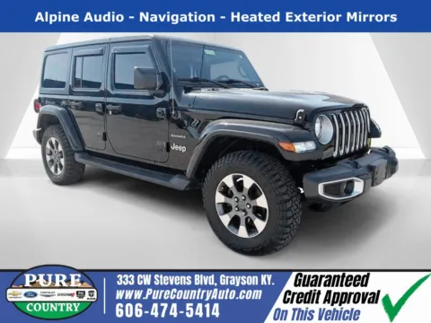 Black 2023 Jeep Wrangler Sahara for sale in Grayson, KY