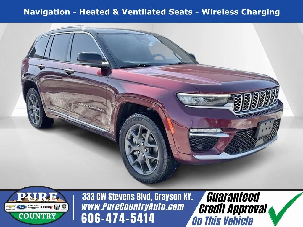 Red 2022 Jeep Grand Cherokee Summit for sale in Grayson, KY