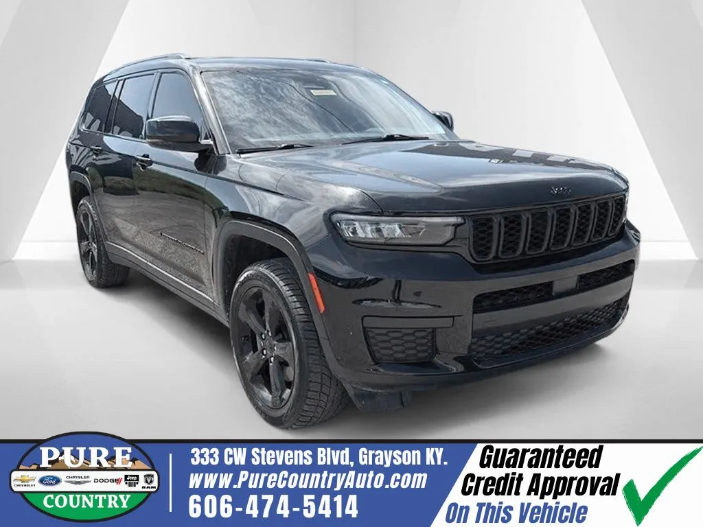 Black 2021 Jeep Grand Cherokee L Altitude for sale in Grayson, KY