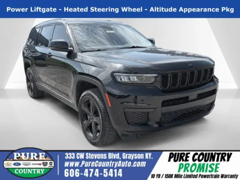 Black 2021 Jeep Grand Cherokee L Altitude for sale in Grayson, KY