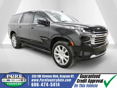 Black 2021 Chevrolet Suburban High Country for sale in Grayson, KY