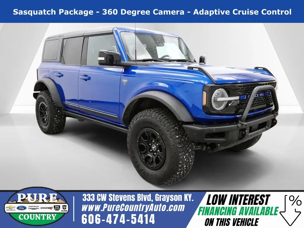 Blue 2021 Ford Bronco First Edition for sale in Grayson, KY