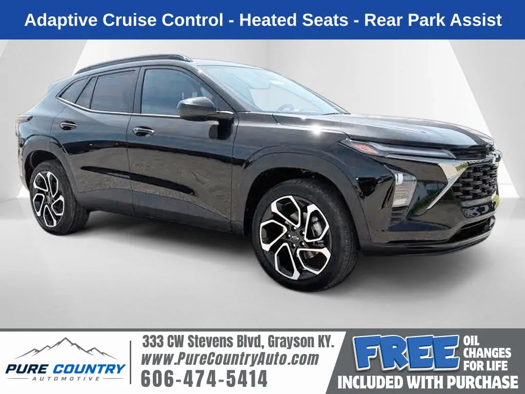 Black 2026 Chevrolet Trax 2RS for sale in Grayson, KY