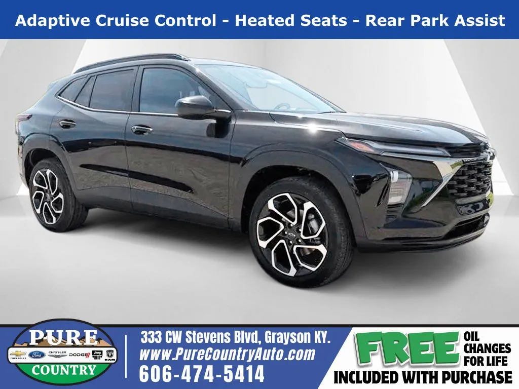 Black 2026 Chevrolet Trax 2RS for sale in Grayson, KY