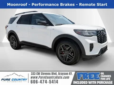 White 2026 Ford Explorer ST-Line for sale in Grayson, KY