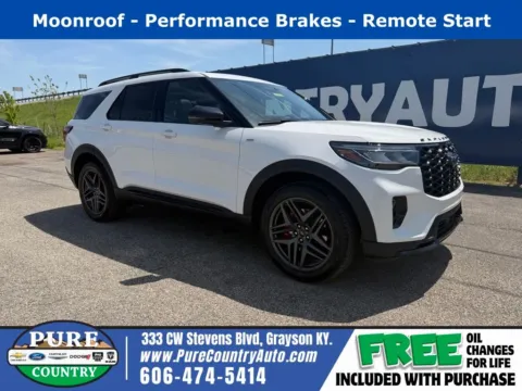 White 2026 Ford Explorer ST-Line for sale in Grayson, KY