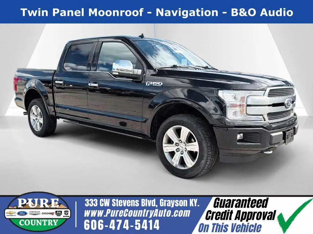 Blue 2019 Ford F-150 Platinum for sale in Grayson, KY