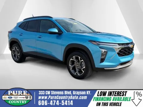 Blue 2026 Chevrolet Trax LT for sale in Grayson, KY