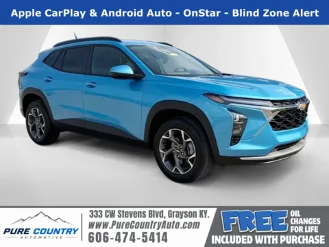 Blue 2026 Chevrolet Trax LT for sale in Grayson, KY