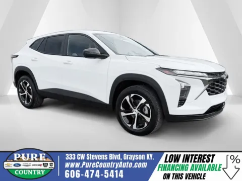 White 2026 Chevrolet Trax 1RS for sale in Grayson, KY
