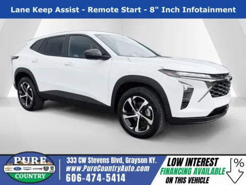 White 2026 Chevrolet Trax 1RS for sale in Grayson, KY