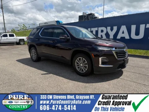 Blue 2022 Chevrolet Traverse LT for sale in Grayson, KY