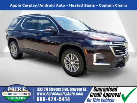 Blue 2022 Chevrolet Traverse LT for sale in Grayson, KY