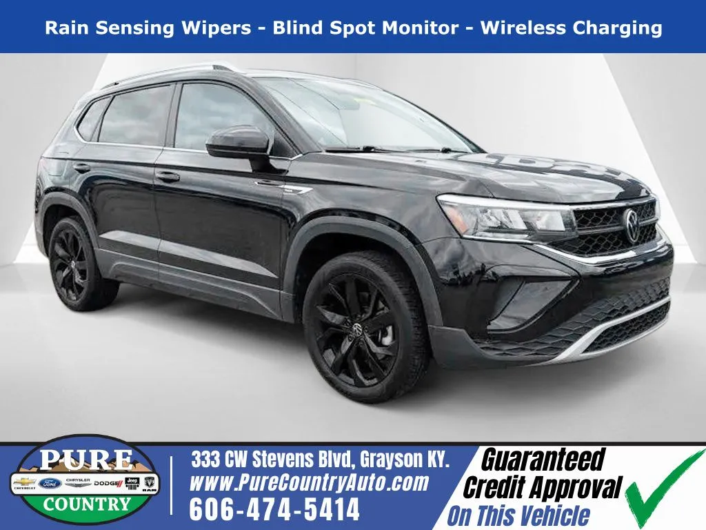 Black 2023 Volkswagen Taos 1.5T SE for sale in Grayson, KY