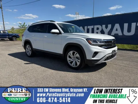 Black 2021 Volkswagen Atlas 3.6L V6 SE w/Technology for sale in Grayson, KY