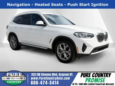 White 2022 BMW X3 xDrive30i for sale in Grayson, KY