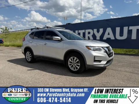 Silver 2018 Nissan Rogue SV for sale in Grayson, KY