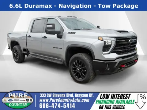 Gray 2026 Chevrolet Silverado 2500HD LTZ for sale in Grayson, KY