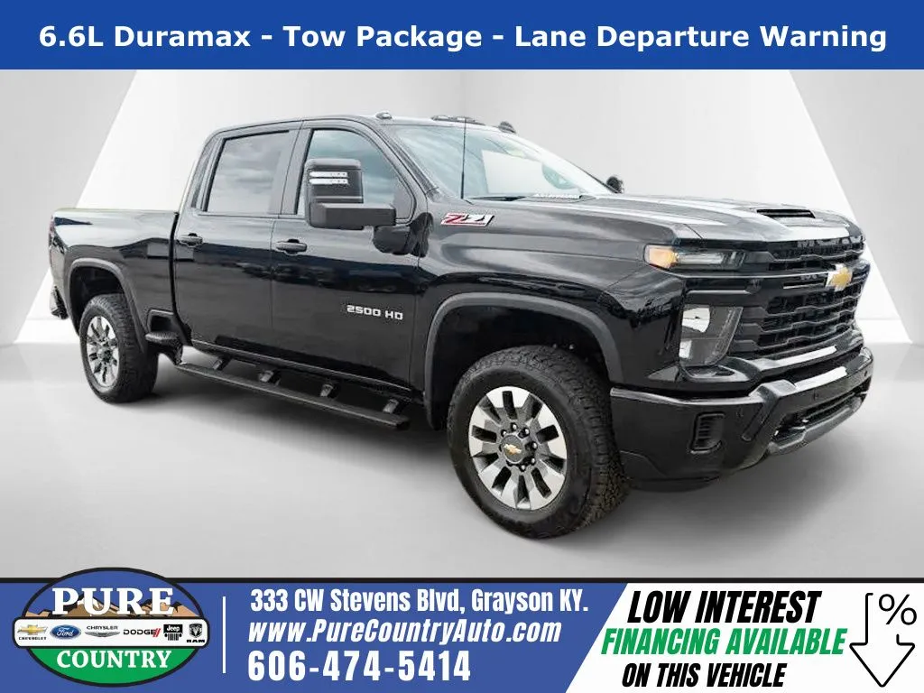 Black 2026 Chevrolet Silverado 2500HD Custom for sale in Grayson, KY