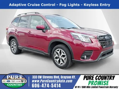 Red 2023 Subaru Forester Premium for sale in Grayson, KY
