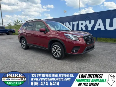 Red 2023 Subaru Forester Premium for sale in Grayson, KY