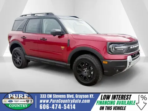 Red 2026 Ford Bronco Sport Badlands for sale in Grayson, KY