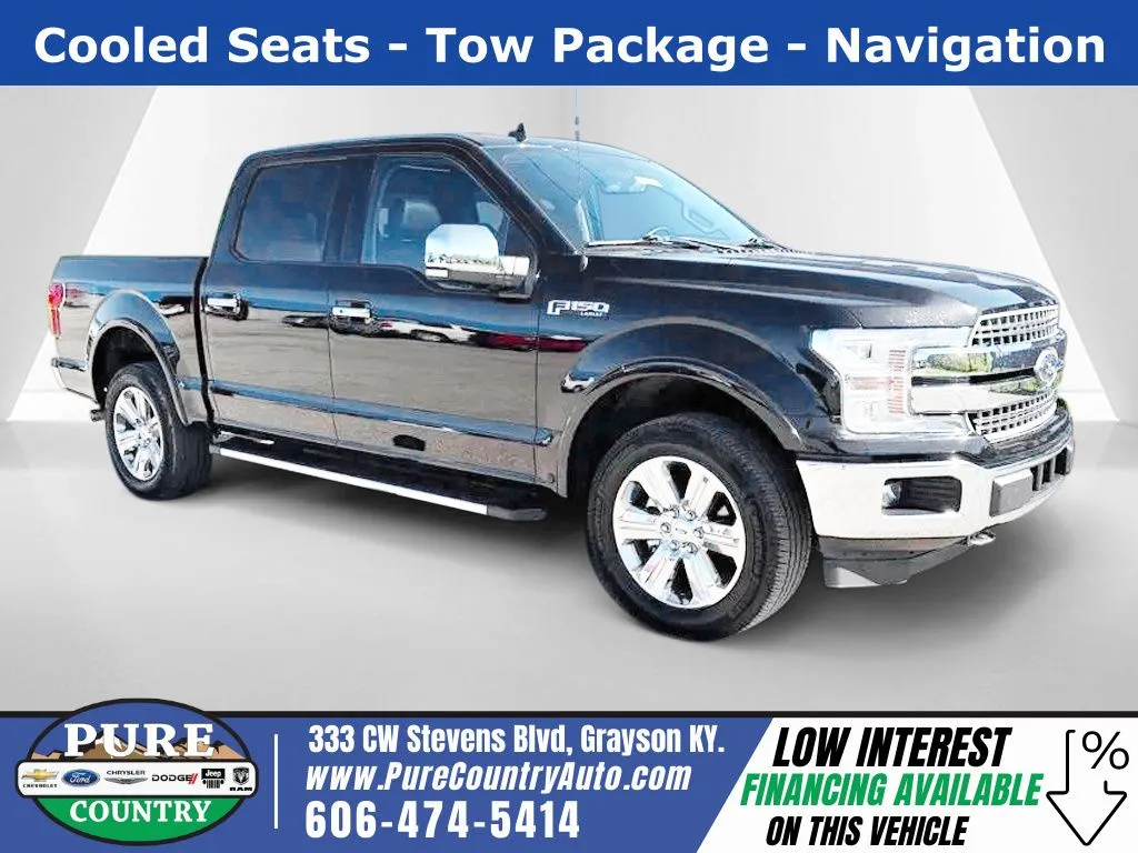 Black 2020 Ford F-150 Lariat for sale in Grayson, KY