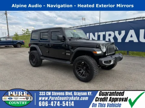 Black 2023 Jeep Wrangler Sahara for sale in Grayson, KY