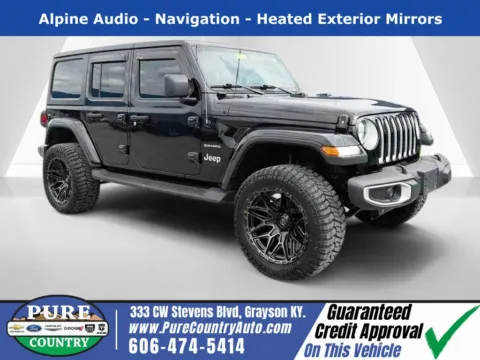 Black 2023 Jeep Wrangler Sahara for sale in Grayson, KY