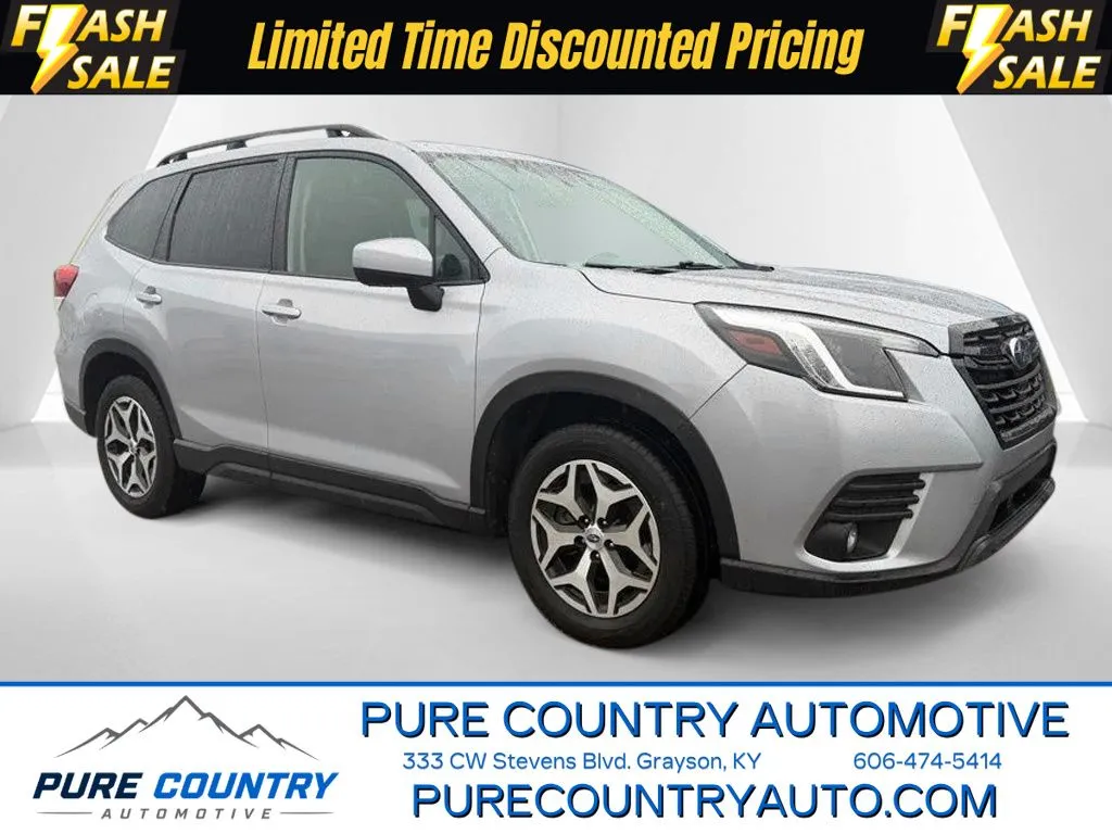 Silver 2024 Subaru Forester Premium for sale in Grayson, KY