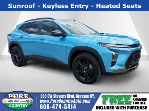 Blue 2026 Chevrolet Trax ACTIV for sale in Grayson, KY