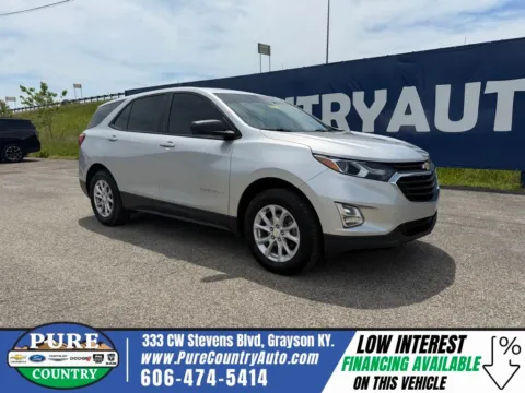 Silver 2021 Chevrolet Equinox LS for sale in Grayson, KY