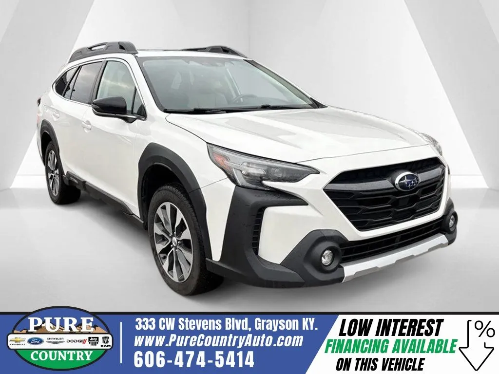 White 2023 Subaru Outback Limited for sale in Grayson, KY