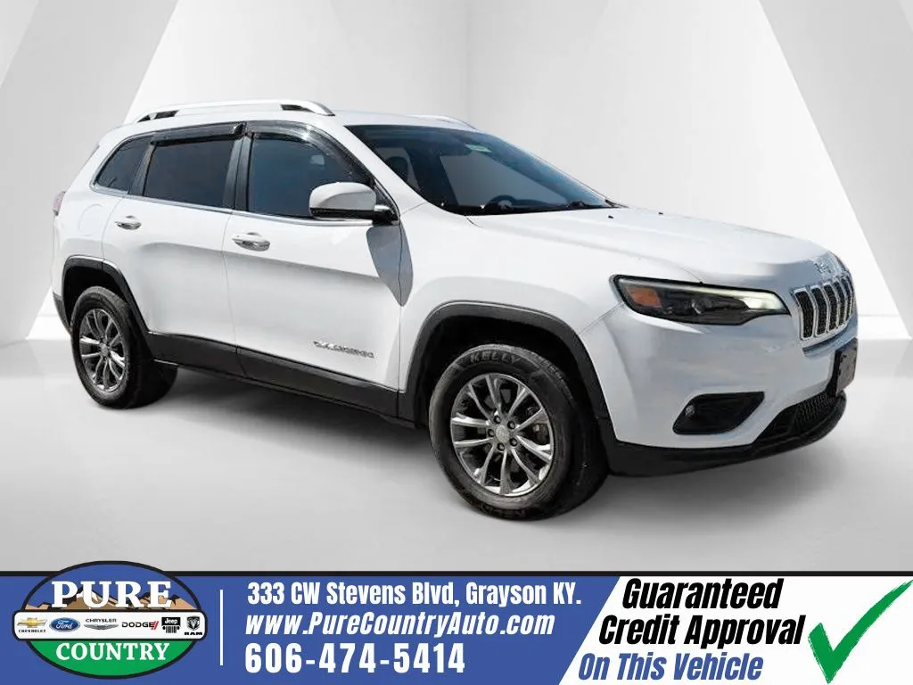 White 2019 Jeep Cherokee Latitude Plus for sale in Grayson, KY