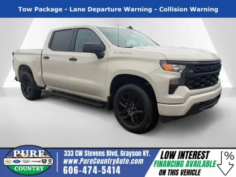 White 2026 Chevrolet Silverado 1500 Custom for sale in Grayson, KY