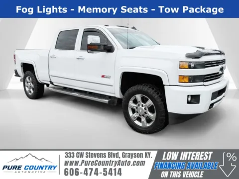 White 2017 Chevrolet Silverado 2500HD LTZ for sale in Grayson, KY