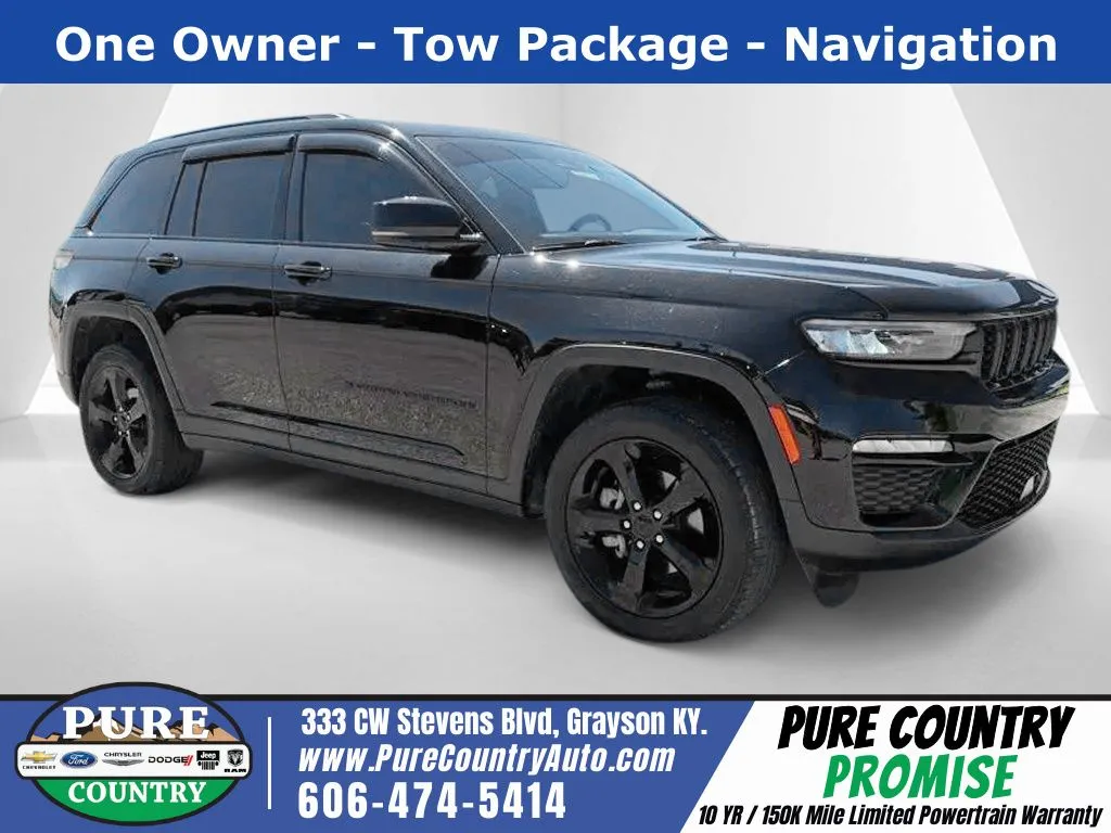 Black 2024 Jeep Grand Cherokee Limited for sale in Grayson, KY
