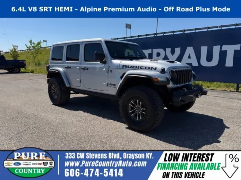 Silver 2024 Jeep Wrangler Rubicon 392 for sale in Grayson, KY