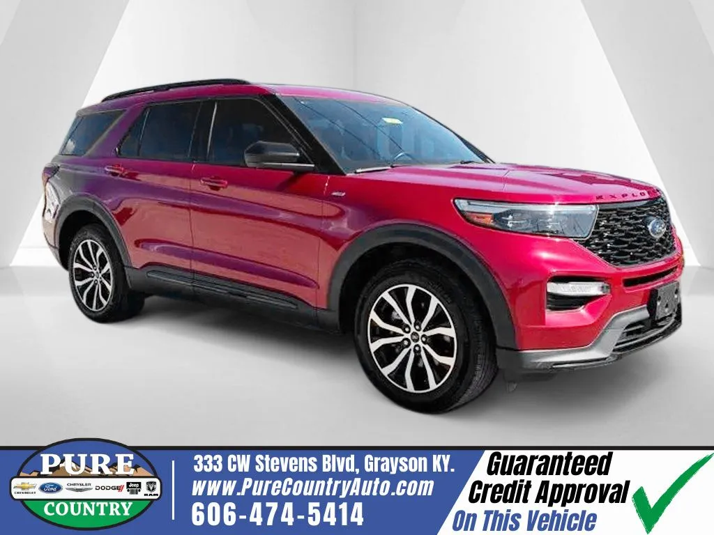 Red 2023 Ford Explorer ST-Line for sale in Grayson, KY