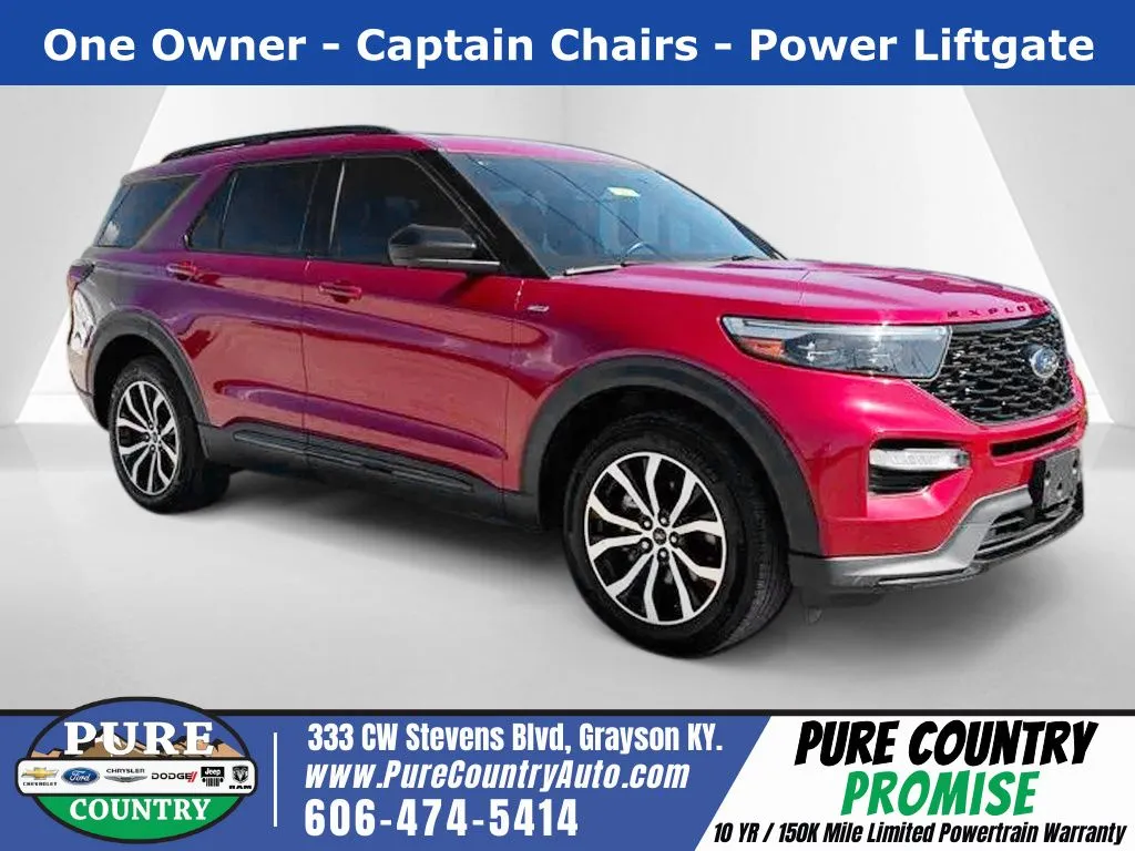 Red 2023 Ford Explorer ST-Line for sale in Grayson, KY